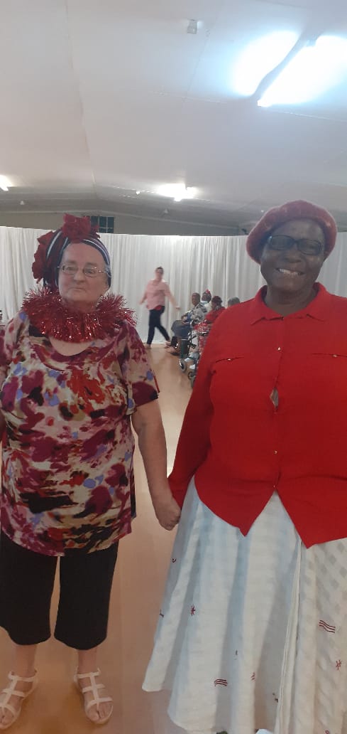 Frail Care Residents Thea Beukes and Tryphia Hadebe