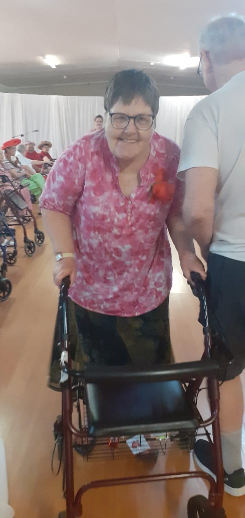 Frail Care resident Heidi Miller