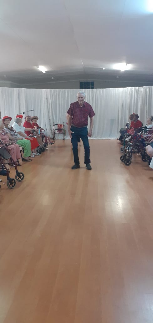 Frail care resident Dolf Breedt