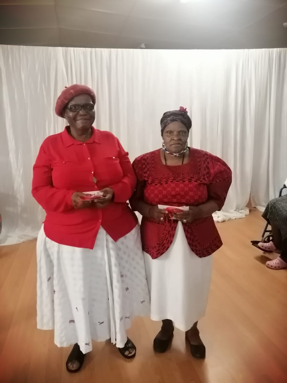 Left Tryphia Hadebe and Johanna Ndaba