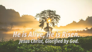 He Is Alive, He Is Risen — A Living Hope for Today