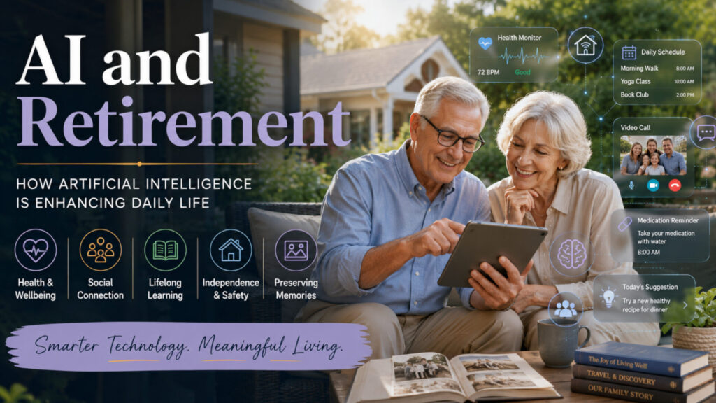 AI and Retirement: Practical Ways Artificial Intelligence Is Enhancing Daily Life 9 AI - Artificial Intelligence is becoming part of everyday retirement living in ways many people may not realise.